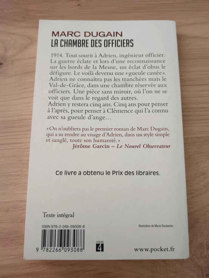 Marc Dugain 🌿 La chambre des officiers - photo numéro 2