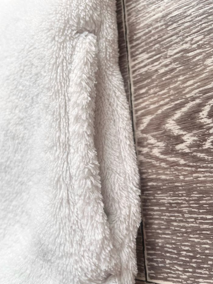 Veste en peluche blanche 4-5 ans (Kiabi) - photo numéro 8