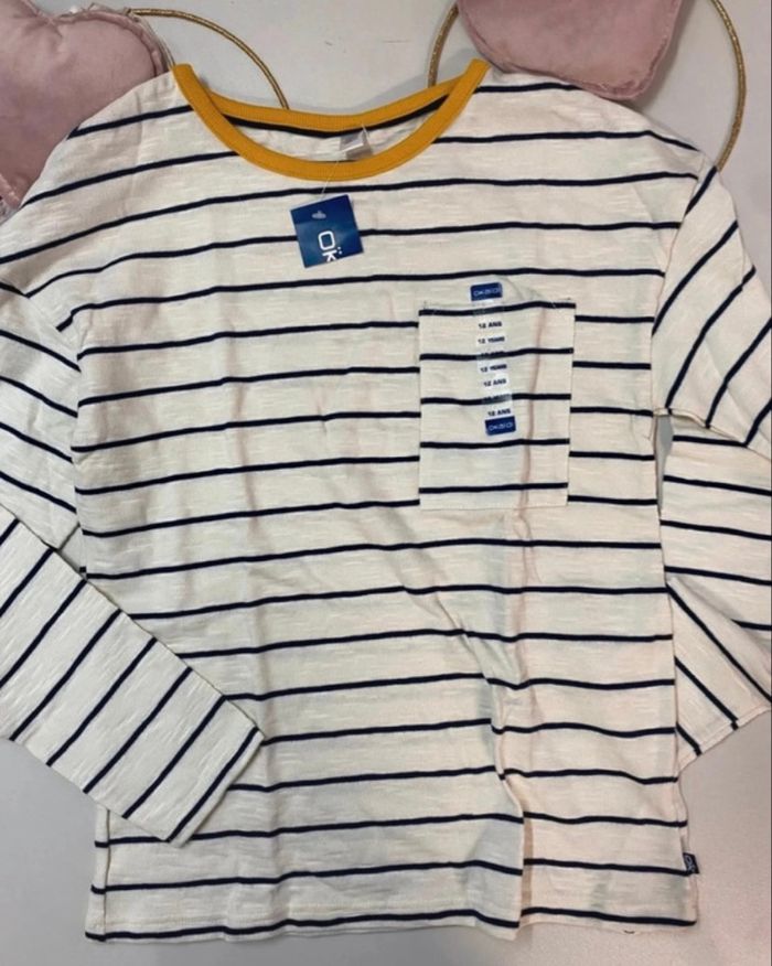 Pull fin garçon - neuf - Okaïdi - Taille 12 ans