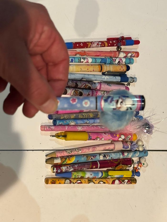 Lot de 18 stylos diddl pour collection - photo numéro 4