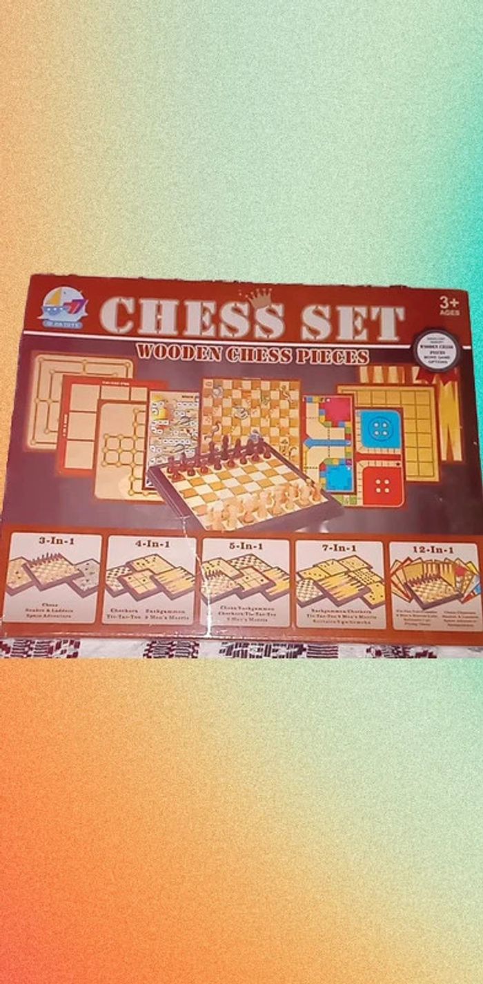 jeux de societe 12 en 1 neuf sous blister