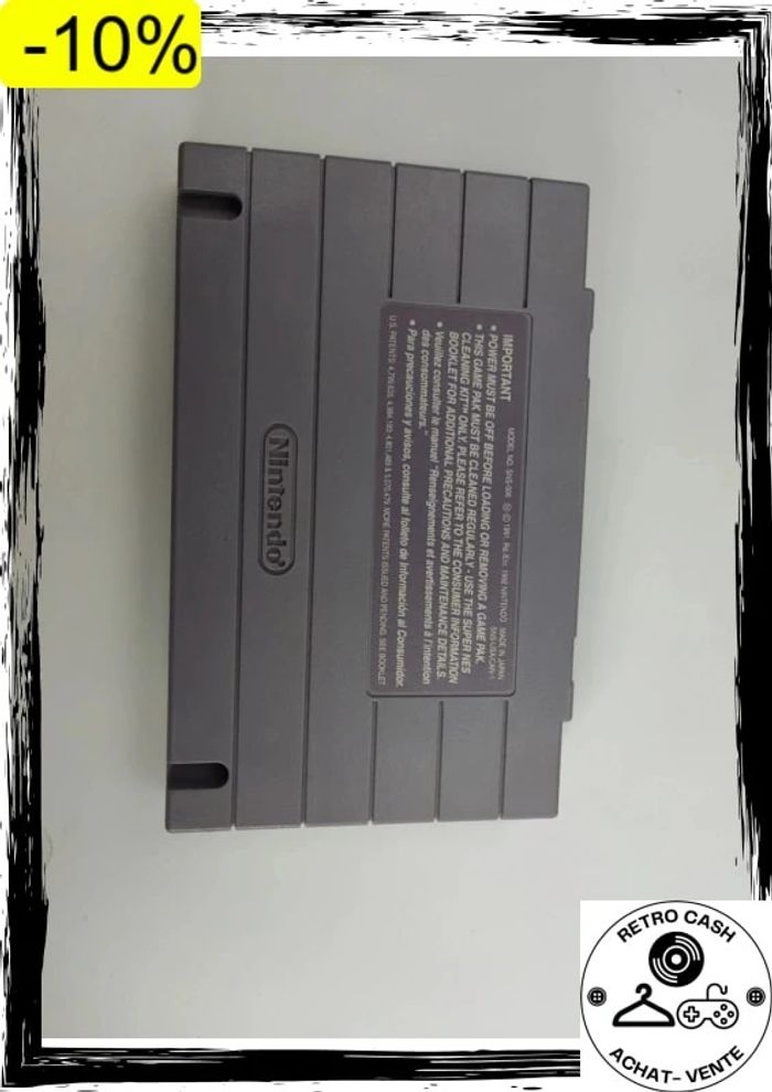 Mega Man X Super Nintendo SNES Capcom 1991 version us en boite sans notice - photo numéro 3