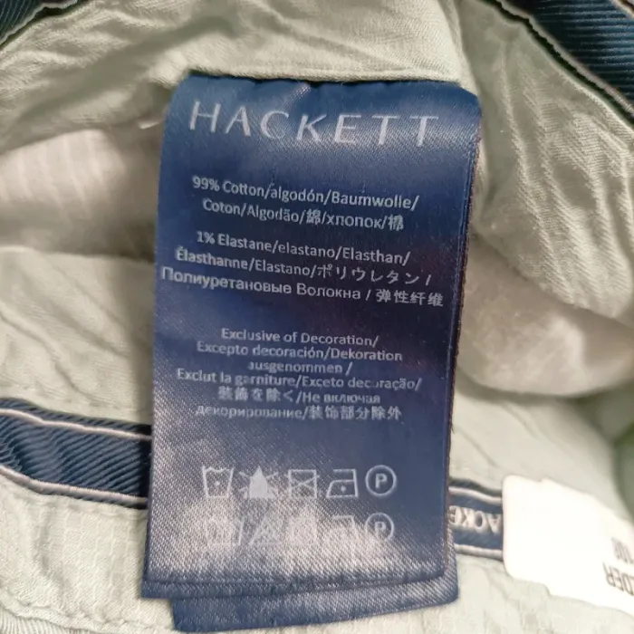 Pantalon Homme - Chino Hackett Bleu ciel - Bleu très clair Taille 32L Taille 40 estimée A384 - photo numéro 14