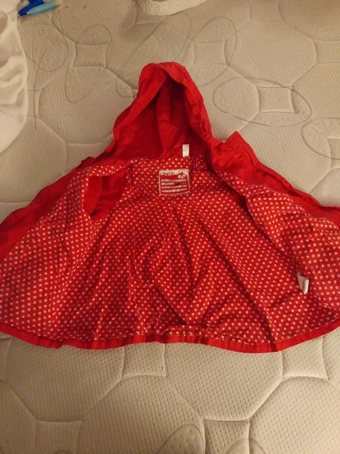 Petites Manteau Veste Rouge - photo numéro 2