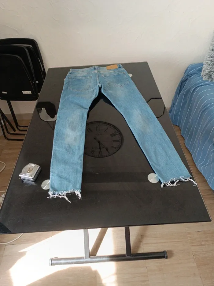 2 jeans troues 38 - photo numéro 9