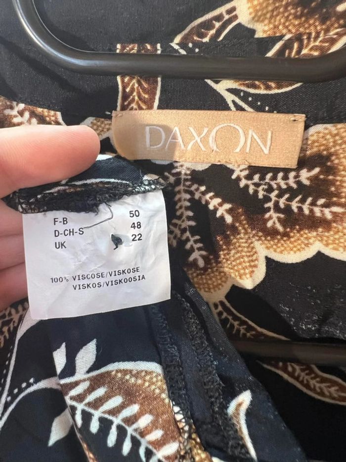 Chemise Noire - Daxon - Taille 50 - Parfait État. - photo numéro 5