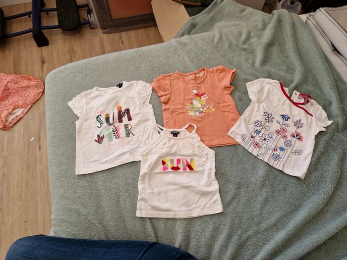 Tee-shirts 9mois fille