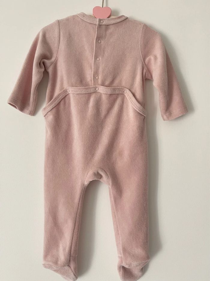 Dors-bien / pyjama en velours (coton majoritaire) taille 6 mois Bout'Chou de chez Monoprix - photo numéro 4