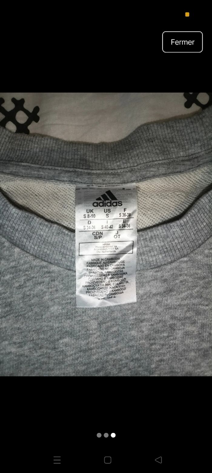 Pull Adidas - photo numéro 3