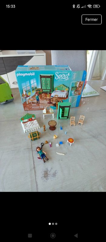 Chambre spirit playmobil 