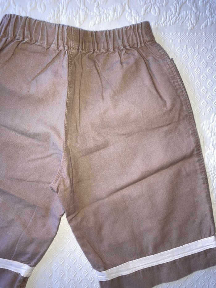 Pantacourt HandMade marron glacé 2-3 ans - photo numéro 5