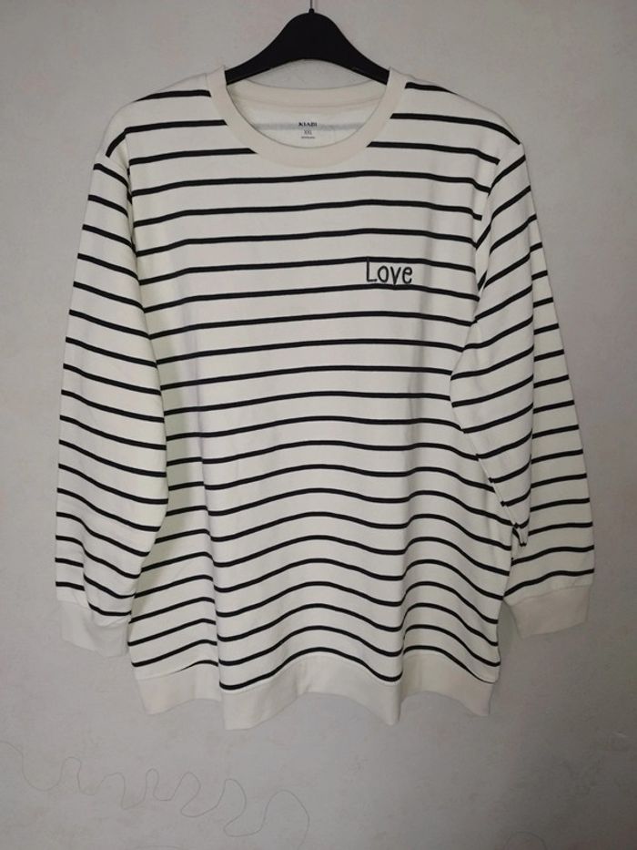 Pull femme marinière