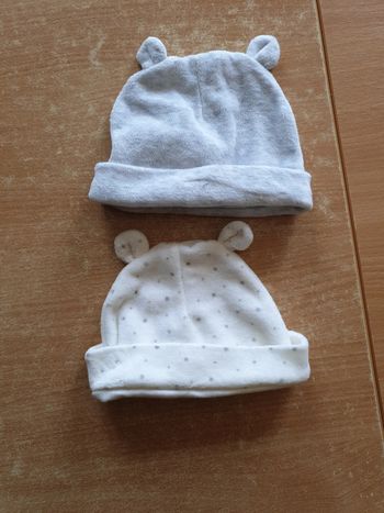 2 Bonnet bébé de naissance - In Extenso