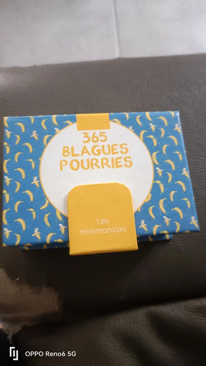 Livre minimaniaks 365 blague pourries