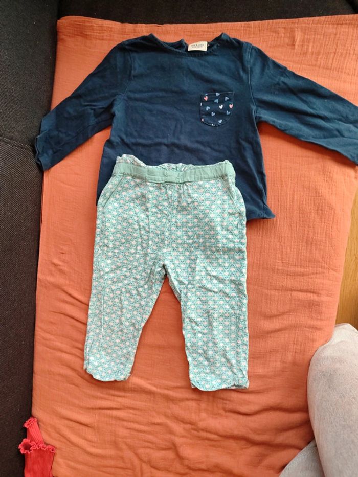 Ensemble fille 18 mois