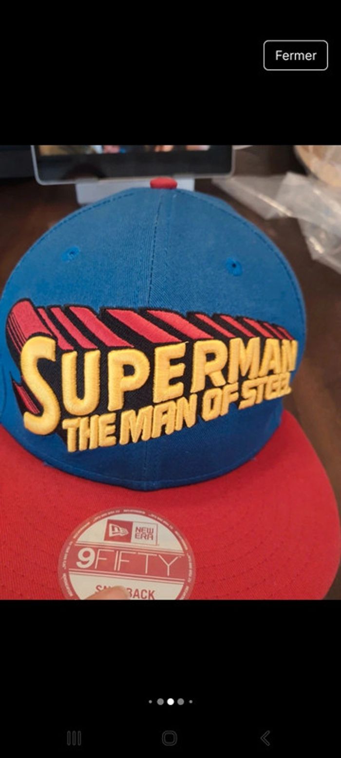 Casquette NewEra Superman the Man of Steel M/L - photo numéro 13