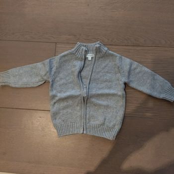 Gilet en laine zippé