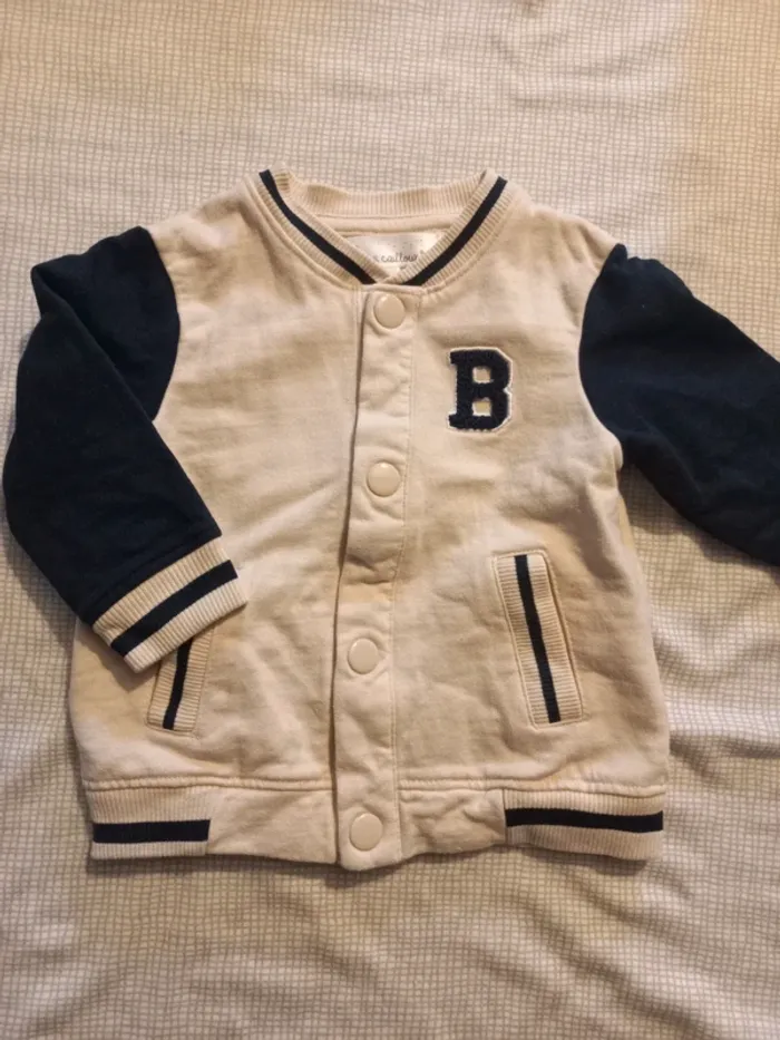 Veste type teddy 9 mois