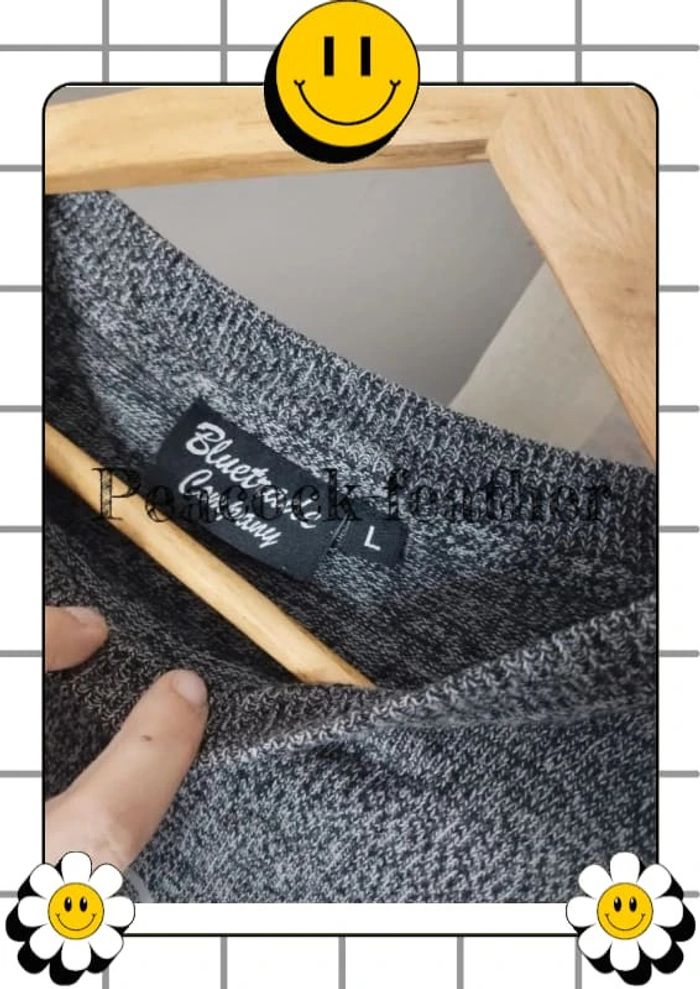 Pull gris homme L - photo numéro 3