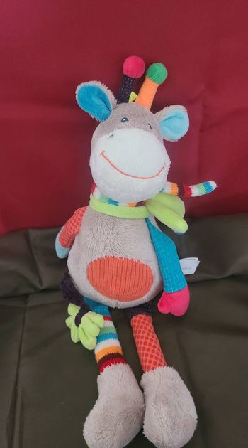 doudou girafe simba toys  peluche girafe multicolore