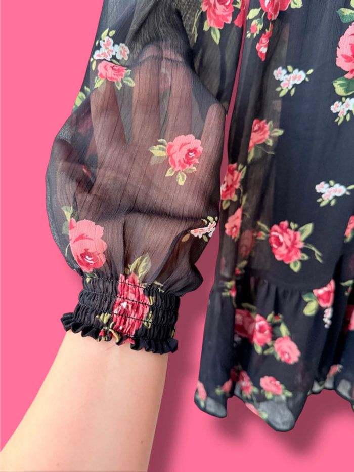 Robe tunique fleurie Stradivarius - photo numéro 2