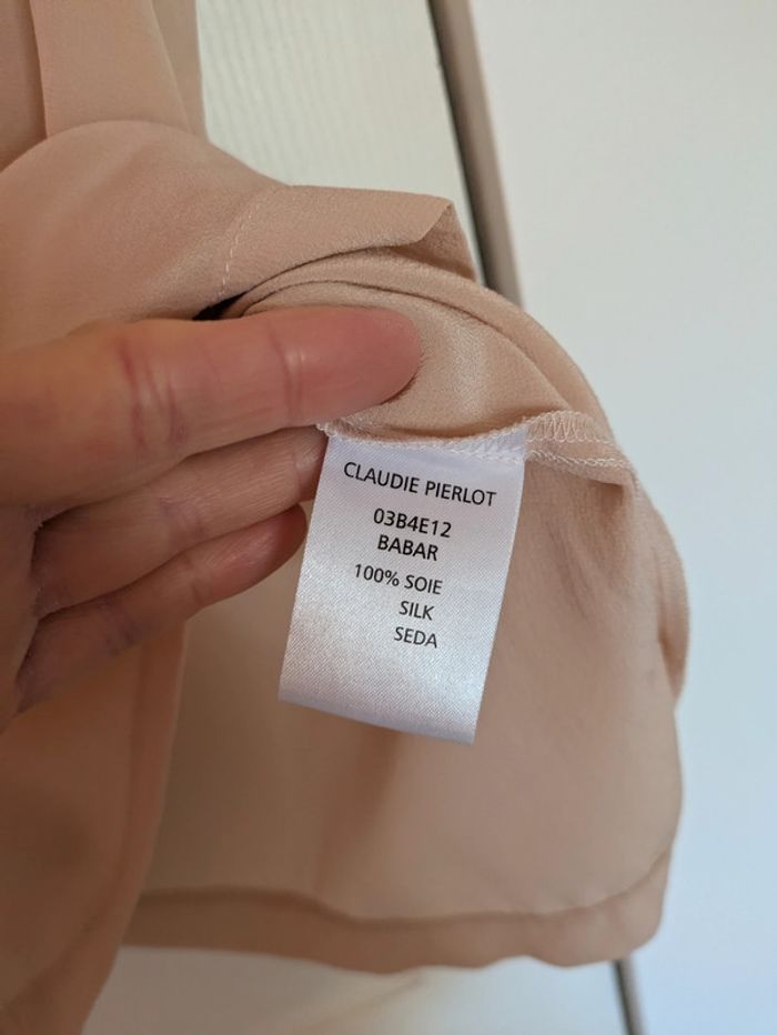 Blouse Claudie Pierlot t.1 cm très bon état - photo numéro 6