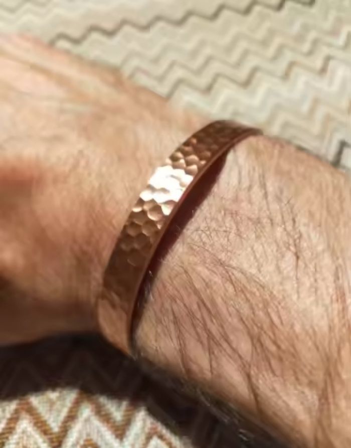 Bracelet en cuivre pour hommes et femmes - photo numéro 2