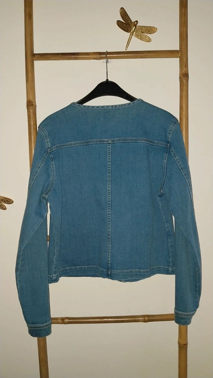 Veste/ blouson en jean/ denim original Promod état neuf Taille 38 - photo numéro 9