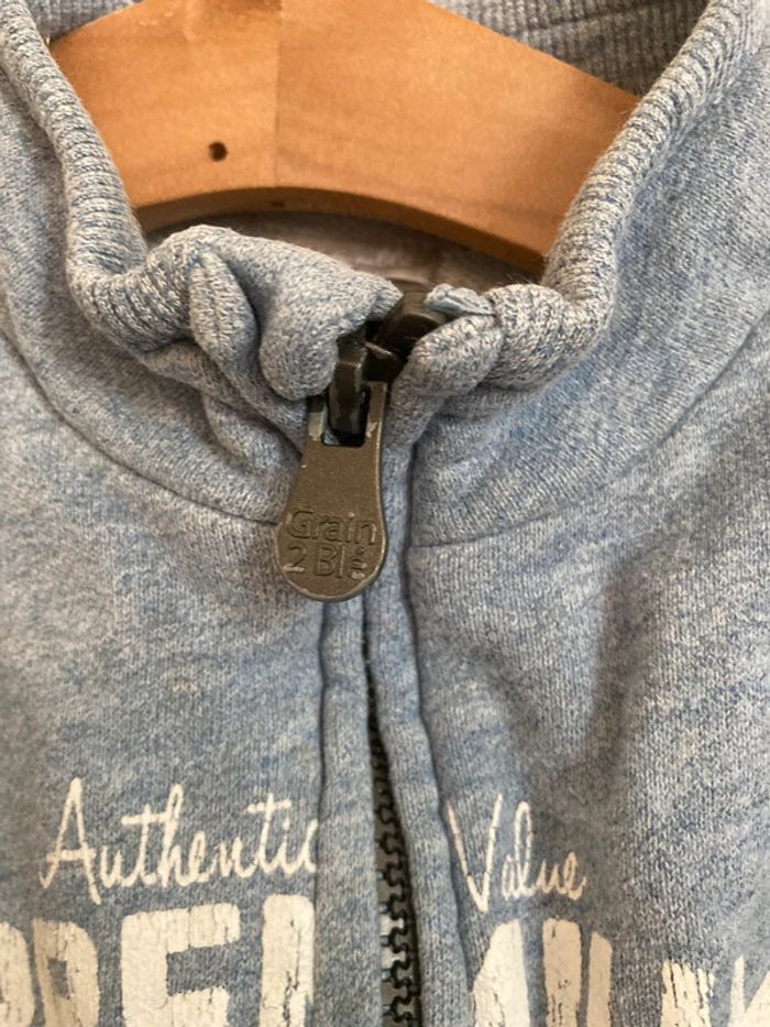 Sweat zippé Grain de blé -4ans - photo numéro 2