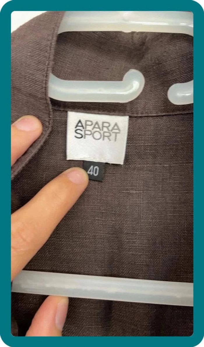 Veste marron légère - photo numéro 2