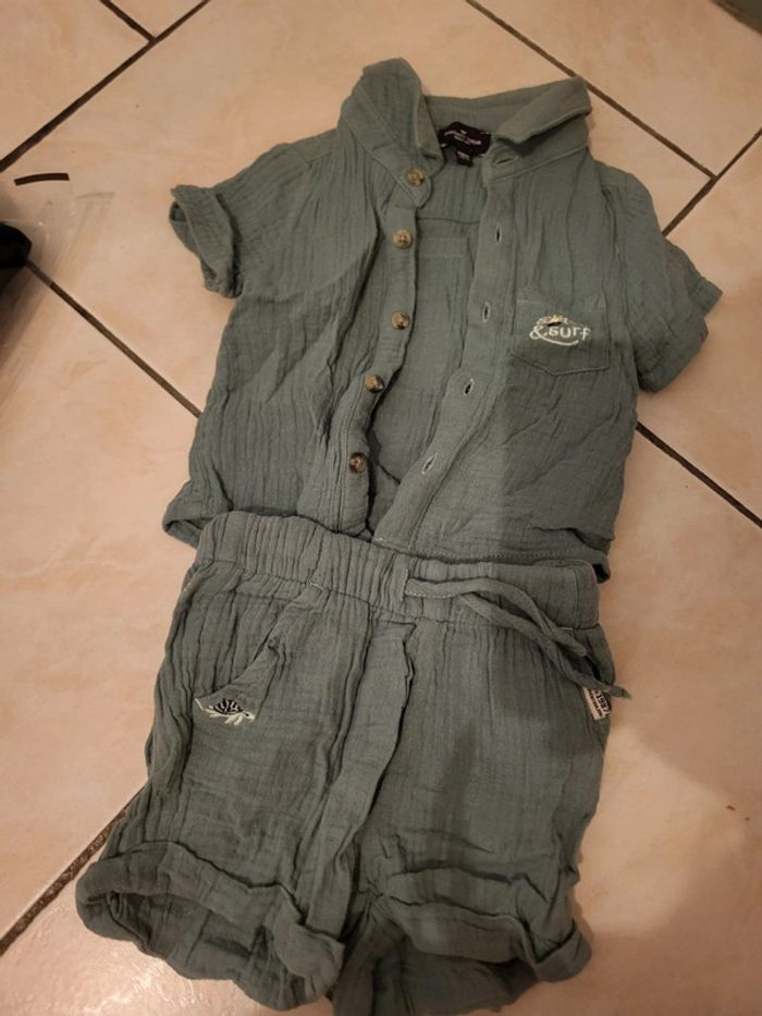 Ensemble en Cotton sergent major