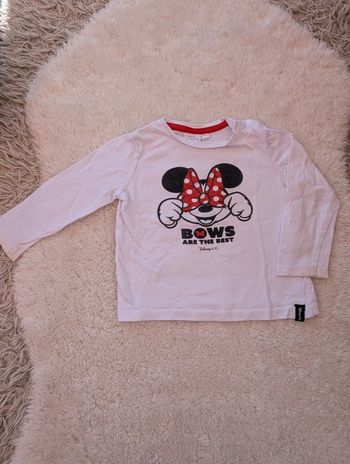 Tee-shirt manches longues fille 12 mois