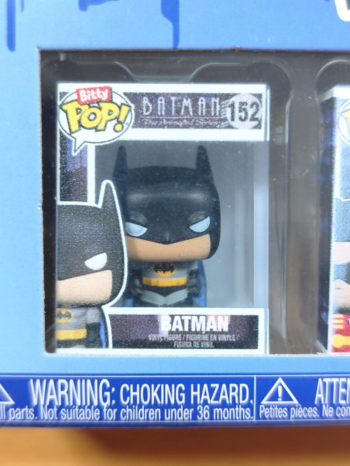 Boîte 4 Funko Bitty Pop! - DC Comics - Batman, Robin & Scarecrow - photo numéro 2
