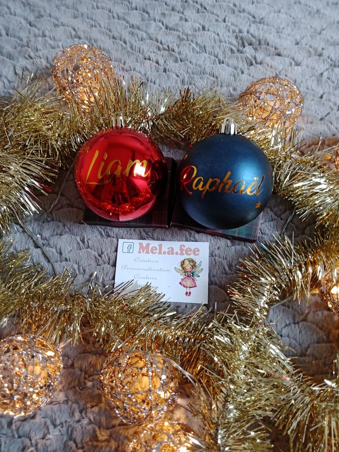 Boule de Noël personnalisée