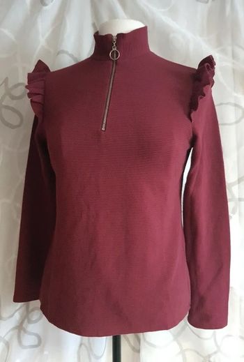 Sweat col zippé femme 38 - M