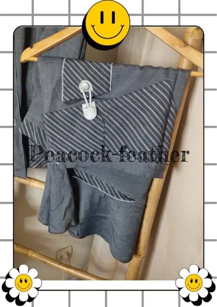 Ensemble jupe veste gris gevana 56 - photo numéro 8