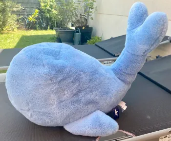 Peluche baleine  géante Doudou et compagnie