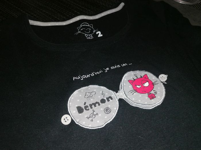 Tee-shirt fille/femme taille S 36 Cache-cache tbe - photo numéro 2