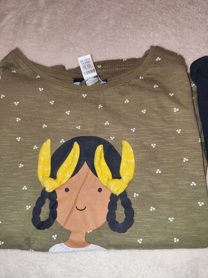 Lots de 2 t-shirt fille manches courtes - photo numéro 2