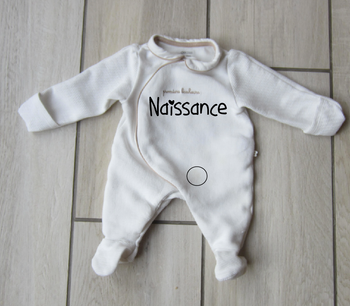 Grenouillere unisexe taille naissance