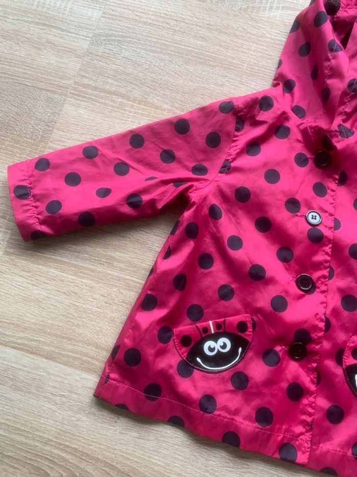 • Manteau pluie fille à pois ~ 23 mois • - photo numéro 5