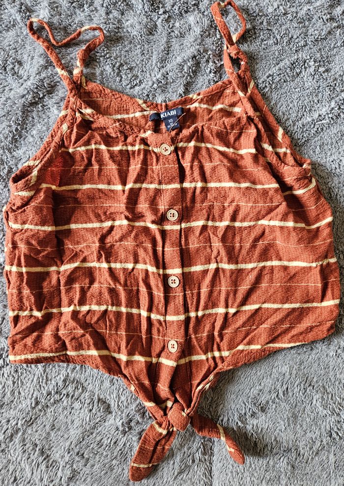 Crop top orange