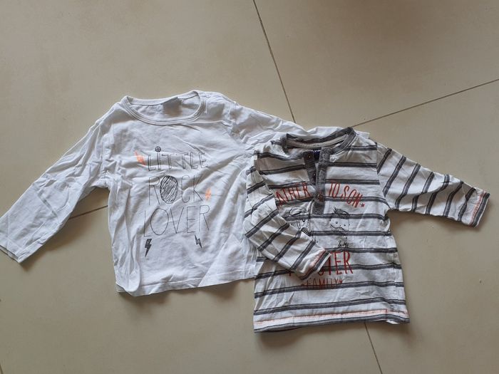 Lot de 2 tee-shirts manches longues