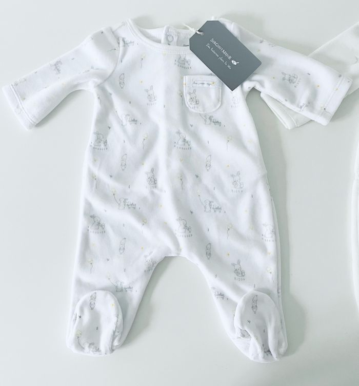 Lot de 2 pyjamas en velours Sergent Major - photo numéro 2