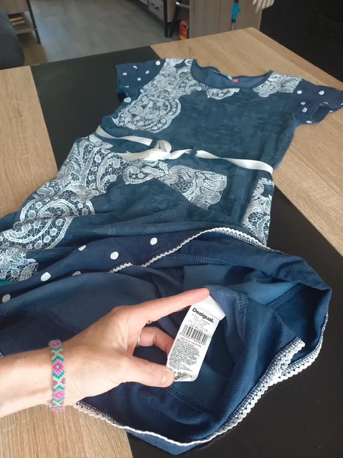 Robe bleue desigual 11/12 ans - photo numéro 5