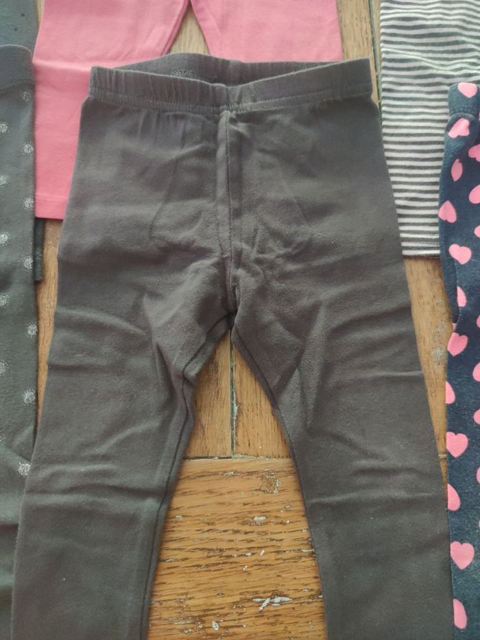 Lot 9 leggings 18 mois - photo numéro 3