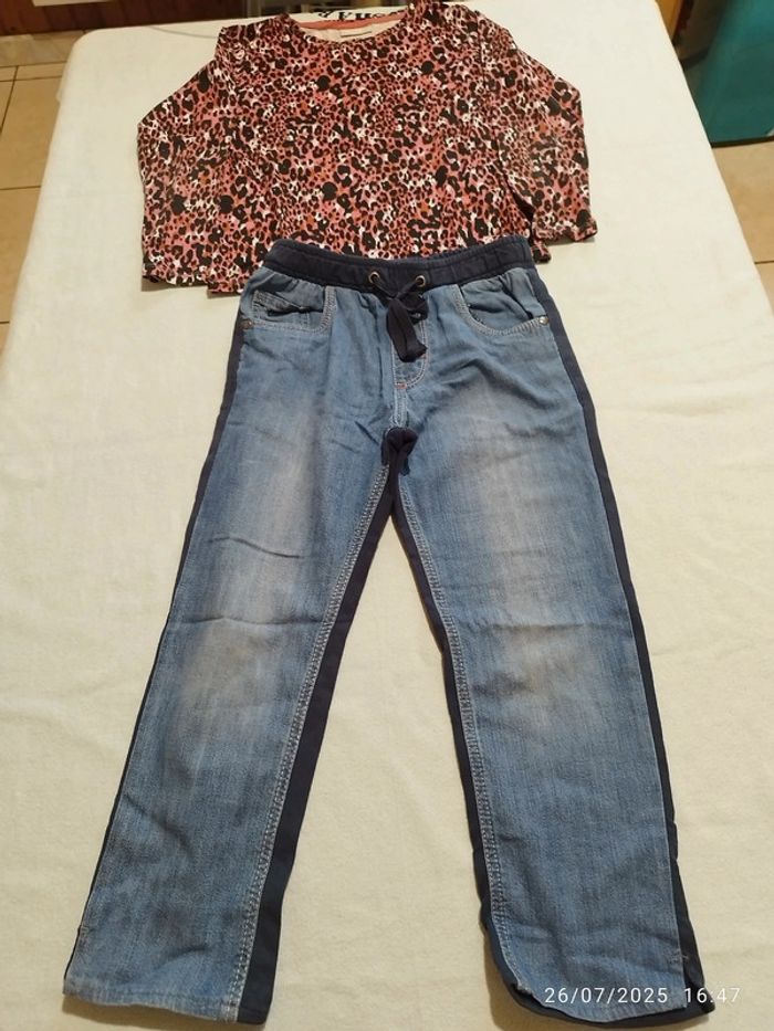 Ensemble Léopard & Jean