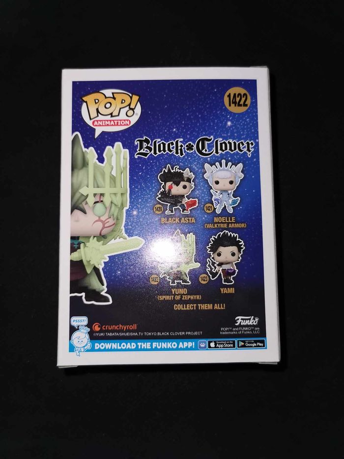 Figurine Funko Pop / Yuno (Spirit Of Zephyr) N°1422 / Black Clover - photo numéro 3