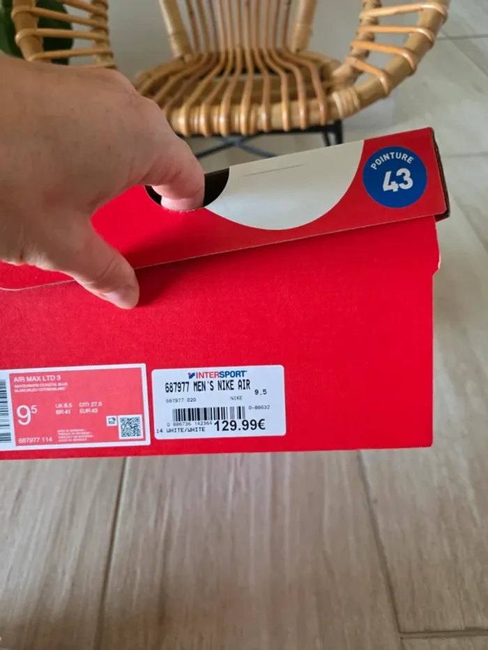 Baskets Nike Air Max 43 neuves - photo numéro 6