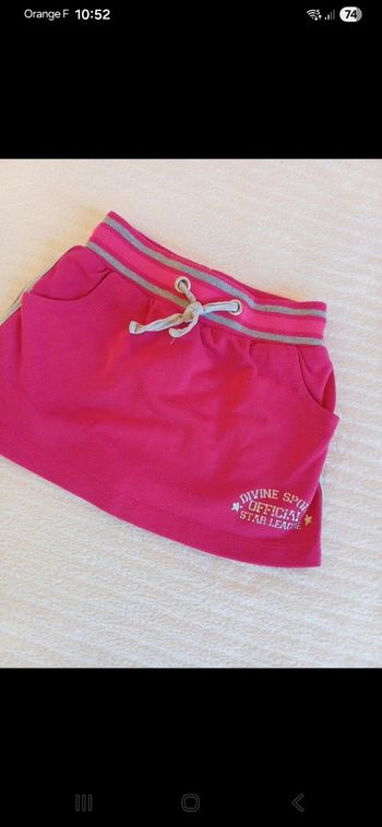 Jupe short fille taille 5 ans